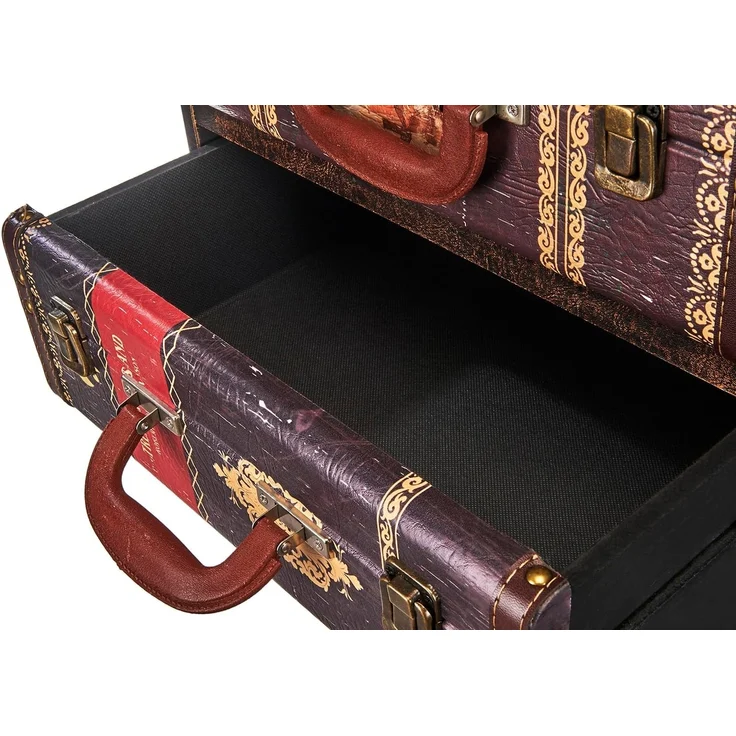 Kobolo Regal Kommode TAIO aus MDF mit bedrucktem Kunstleder – Bild 5