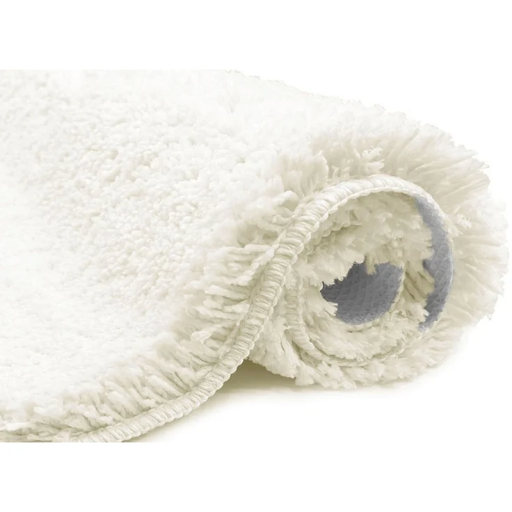 OTTO home Badematte Sanremo, Badvorleger, Badezimmer Teppich, sehr weich, Höhe 30 mm, rutschhemmend beschichtet, fußbodenheizungsgeeignet, schnell trocknend, Polyester, halbrund, Badteppich, unifarben, rechteckig, rund & als 3-tlg. Set erhältlich – Bild 3