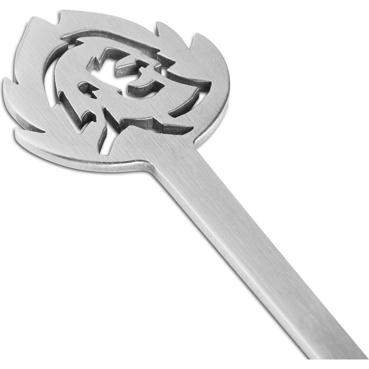 BURNHARD Burgerspieße, 6 Stück, aus rostfreiem Edelstahl, Metallspieße mit breiter Grifffläche, 15 cm lange Schaschlikspieße, als Fleischspieß oder Grillspieß - Multi-Color - #945620 – Bild 2
