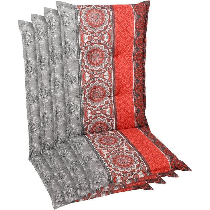 GO-DE Hochlehnerauflage, (Spar-Set, 4 St), Maße ca.: 50 cm x 120 cm x 7 cm – Bild 5