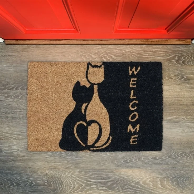 Fußmatte Kokos mit Katzen 10039441 – Bild 2