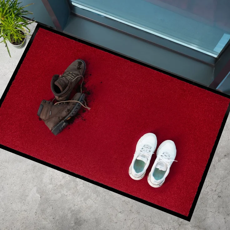 Furni24 Fußmatte - Rot, 90 x 150 cm – Bild 9