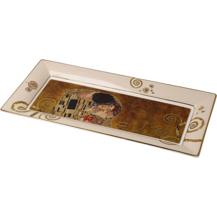 Goebel / Gustav Klimt - Der Kuss,Schale,Der Kuss,24,0cm x 12,0cm x 2,0cm / New Bone China / 24,0cm x 12,0cm x 2,0cm – Bild 3