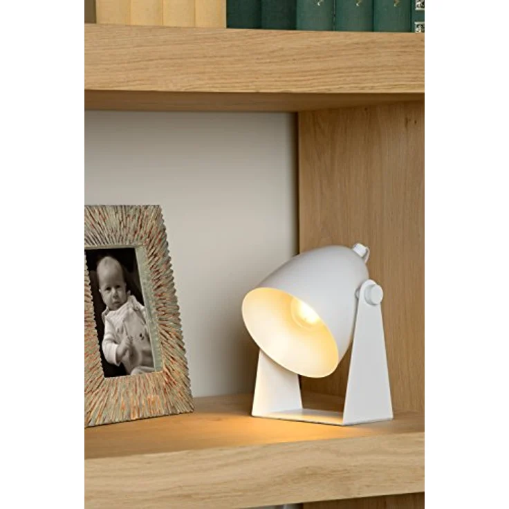 LUCIDE CHAGO - Tischlampe - 1xE14 - Weiß – Bild 4