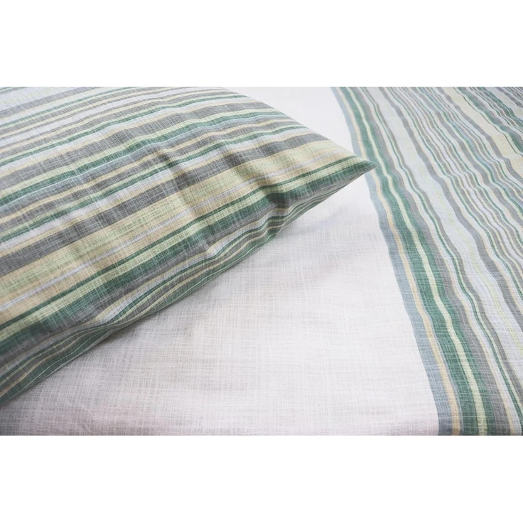 jilda-tex Bettwäsche Deep Ocean Stripes, Flanell, Flanell-Bettwäsche mit Streifen – Bild 3