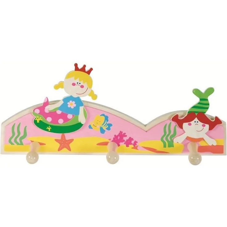 Trä Present 'Meerjungfrau' Kindergarderobe
