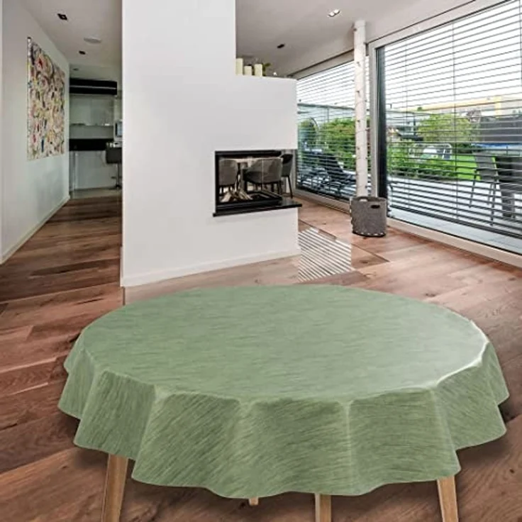 laro Tischdecke Wachstuch-Tischdecke Wachstischdecke Tischwäsche Abwaschbar – Bild 2