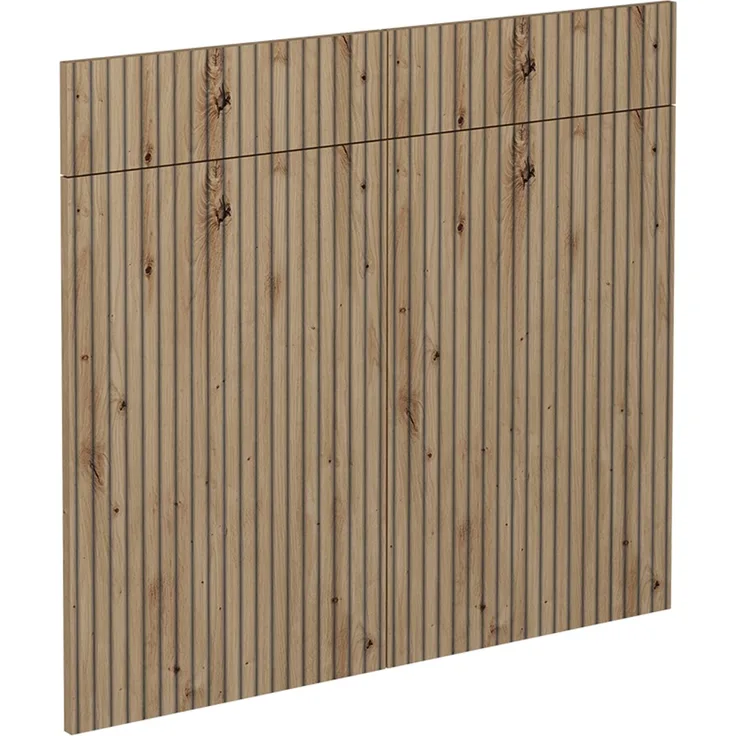 Küchenfront R-Line Artisan-Eiche 79.2 x 70.8 cm Möbelfront für den Schubladenunterschrank Vicco
