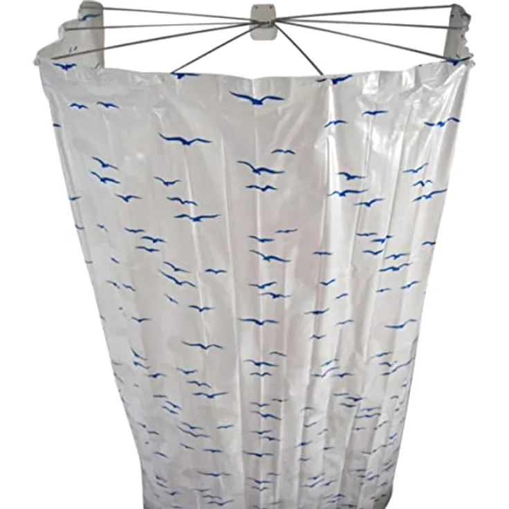 Ridder Duschvorhang Sylt blau Breite 210 cm