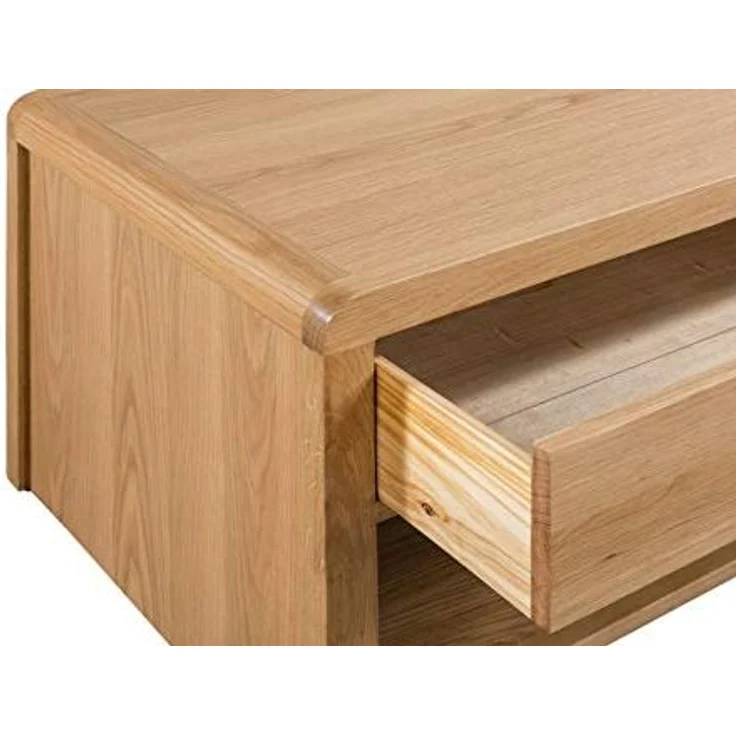 Julian Bowen Curve Couchtisch, Eiche – Bild 6