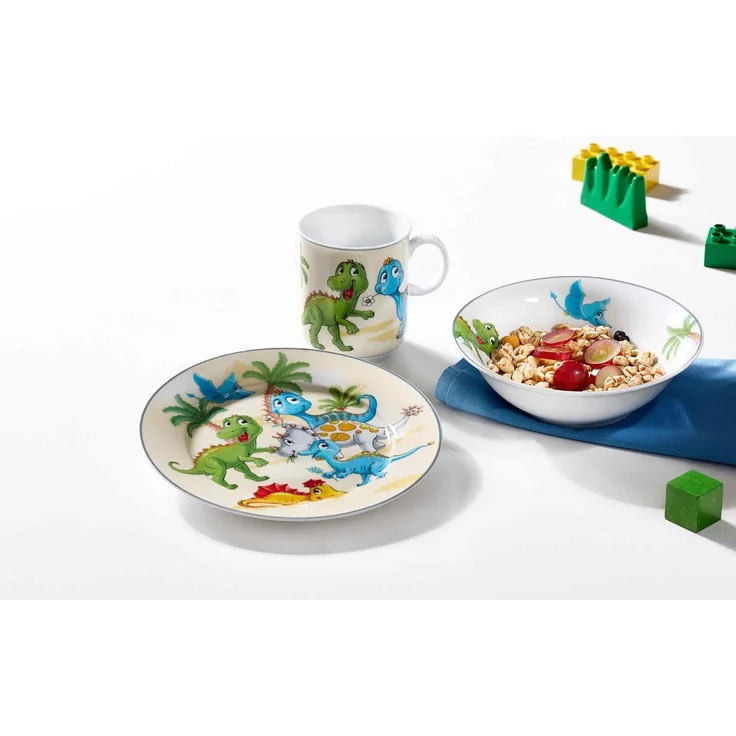 Ritzenhoff & Breker DINO Kindergeschirr-Set 3-teilig – Bild 2