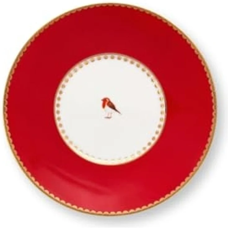 PiP Studio Espressotasse Love Birds Stripes Espressotasse m.U. rot/pink 125ml, Porcelain, Espresso Cup & Saucer Love Birds Stripes Red-Pink 125ml – Bild 4