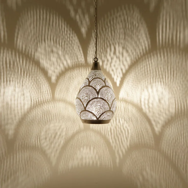 Marokkanische Lampe Naouma Samak D17 – Bild 8