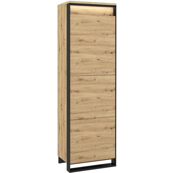 Compleo Kleiderschrank LIMA mit Drehtür, push to open, Schränke mit Tür – Bild 4
