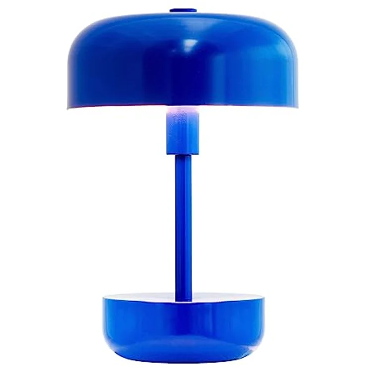 Dyberg Larsen Haipot Tischlampe, Kabellos und Dimmbar, LED Metall Leselampe, USB Wiederaufladbar, Blau – Bild 2
