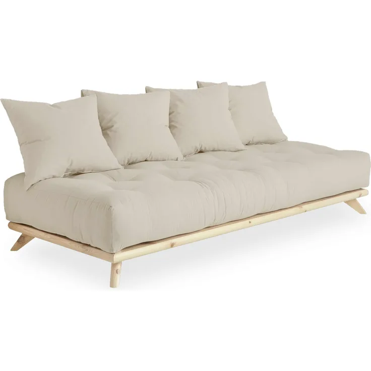 KARUP Sofa SENZA DAYBED Liege Tagesbett Kiefer 90 x 200 Polstzer Beige