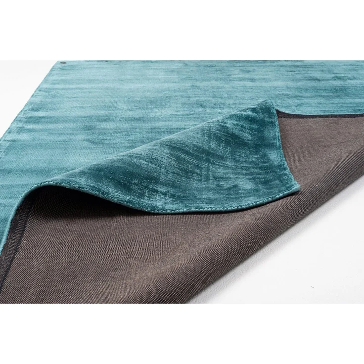 TOM TAILOR HOME Teppich Shine uni, rechteckig, Höhe: 8 mm, Handweb Teppich, 100% Viskose, handgewebt, mit elegantem Schimmer – Bild 2