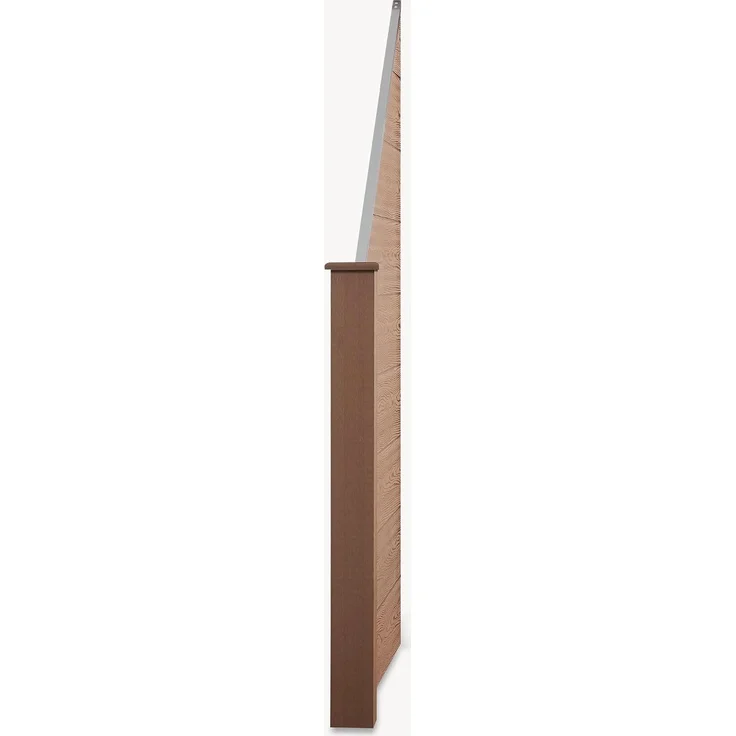 Gartenzaun Segovia 180x96 cm Schrägelement WPC Braun [neu. holz] – Bild 9