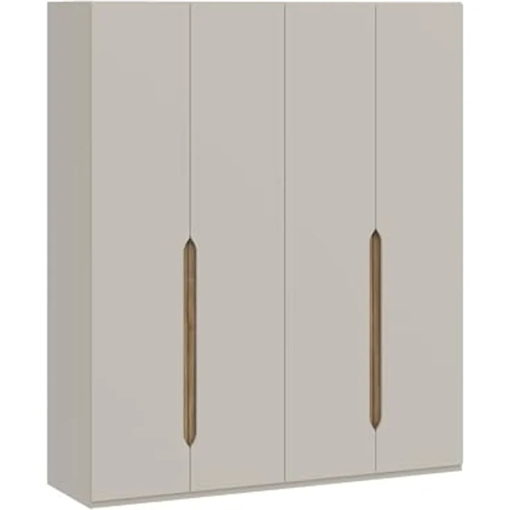Drehtürenschrank >EDWAL< in sandfarbig / Mauvelle Eiche Dekor - 177,5x210,5x54,2cm (BxHxT) – Bild 4