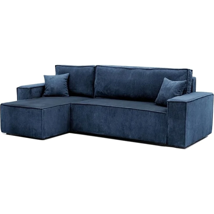 Praktisches Ecksofa mit Schlaffunktion und integriertem Stauraum – Bild 1