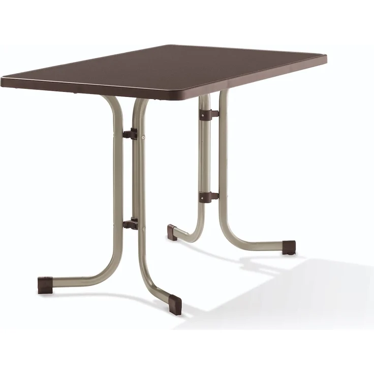 Sieger Boulevard-Klapptisch Boulevard-Klapptisch klappbar, Stahl Champagner 70 x 72 x 115 cm – Bild 1