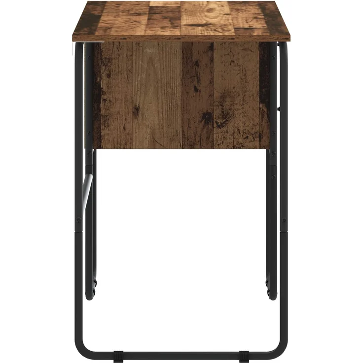 vidaXL Schreibtisch mit Stauraum Altholz 100 x 50 x 75 cm 8008006 – Bild 5