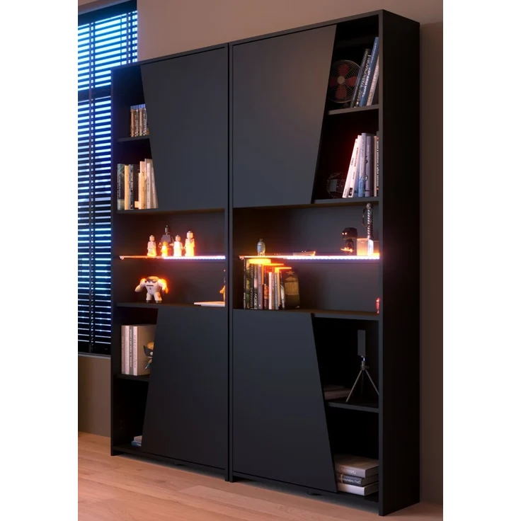 Parisot Meta Gaming Set in schwarz und Eiche mit LED – Bild 3