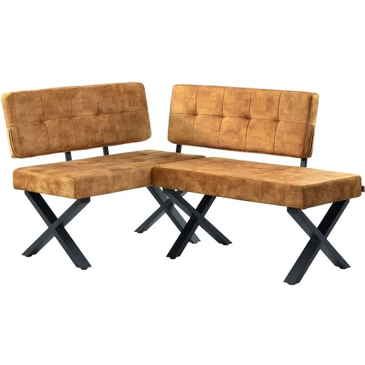 B&D home Eckbank EKA (2-St), beidseitig montierbar, gepolstert, mit Rückenlehne, verschiedene Maße