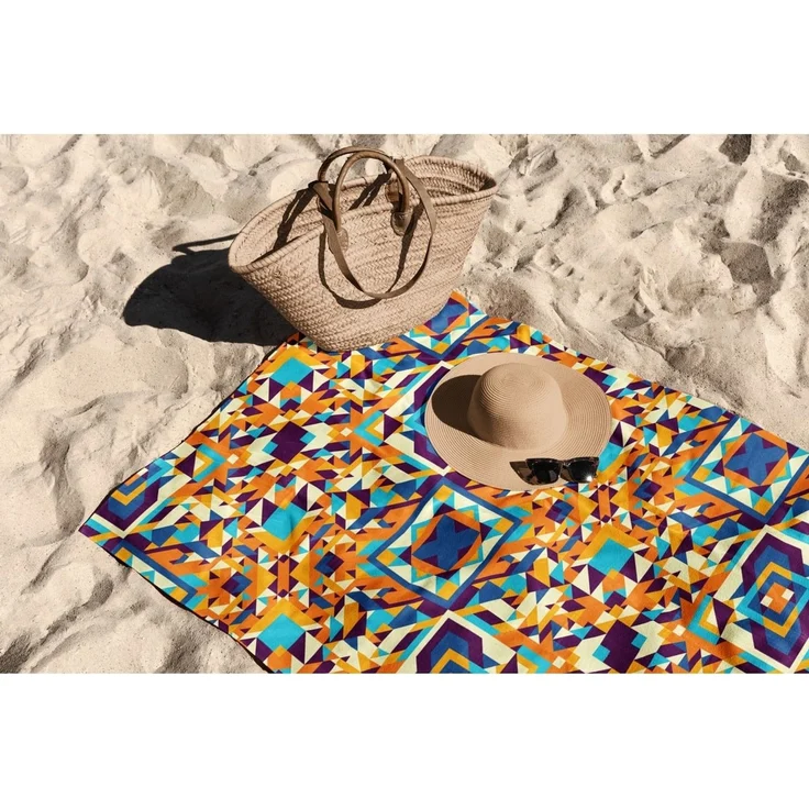 Mijolnir 'Rug 70' Strandtuch, Mehrfarbig, 70 x 130 cm – Bild 4