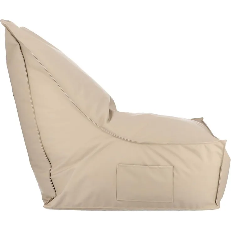 Jan Kurtz Sitzsack Gordon, Polyester taupe, 70 x 80 x 80 cm