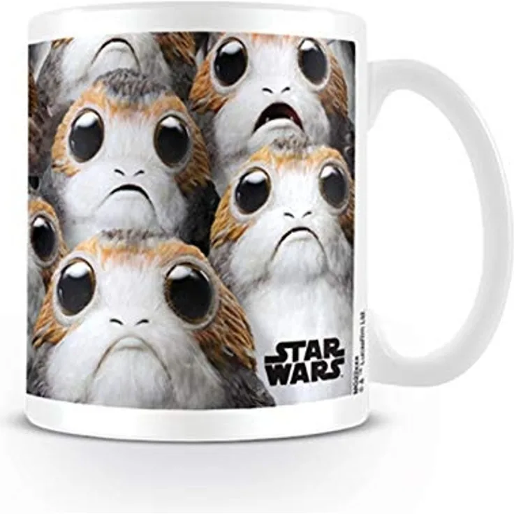 Star Wars MG24937 The Last Jedi Many Porgs Coffee Mug KaffeeTasse, porzellan, Mehrfarbig
