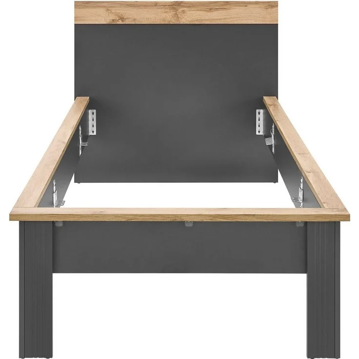 Home affaire Einzelbett WESTMINSTER Bett im Landhausstil, Doppelbett, Bettgestell, in verschiedenen Farben verfügbar, Liegefläche 90/140/180x200 cm – Bild 2