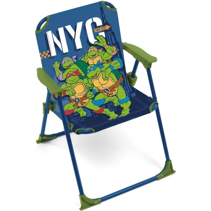 Ninja Turtles Klappstuhl für Kinder mit Armlehnen