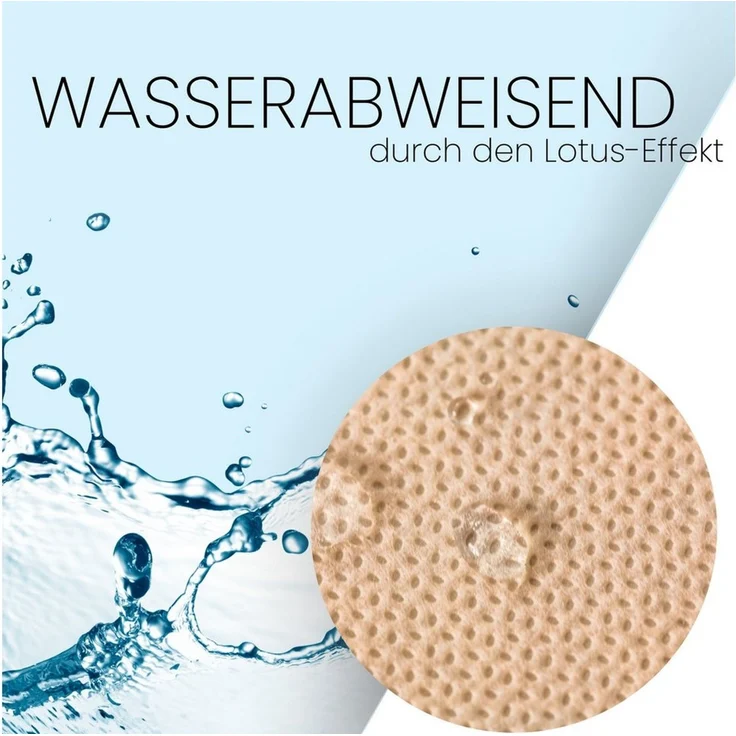 Sensalux Tischdecke Sensalux Tischdeckenrollen-Set, 2 Stück, 1,18m x 10m Creme – Bild 1