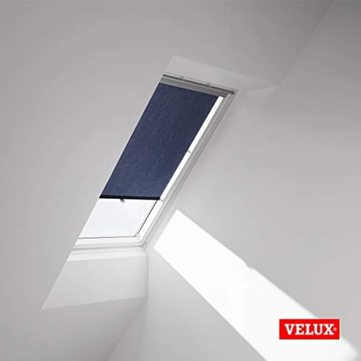 Dachfensterrollo mit Haltekrallen RHL FK00/CK00/MK00/SK00 9050, VELUX, Lichtschutz, ohne Bohren, freihängend, VELUX »Pick & Click!«, Lichtregulierung und Privatsphäre – Bild 2