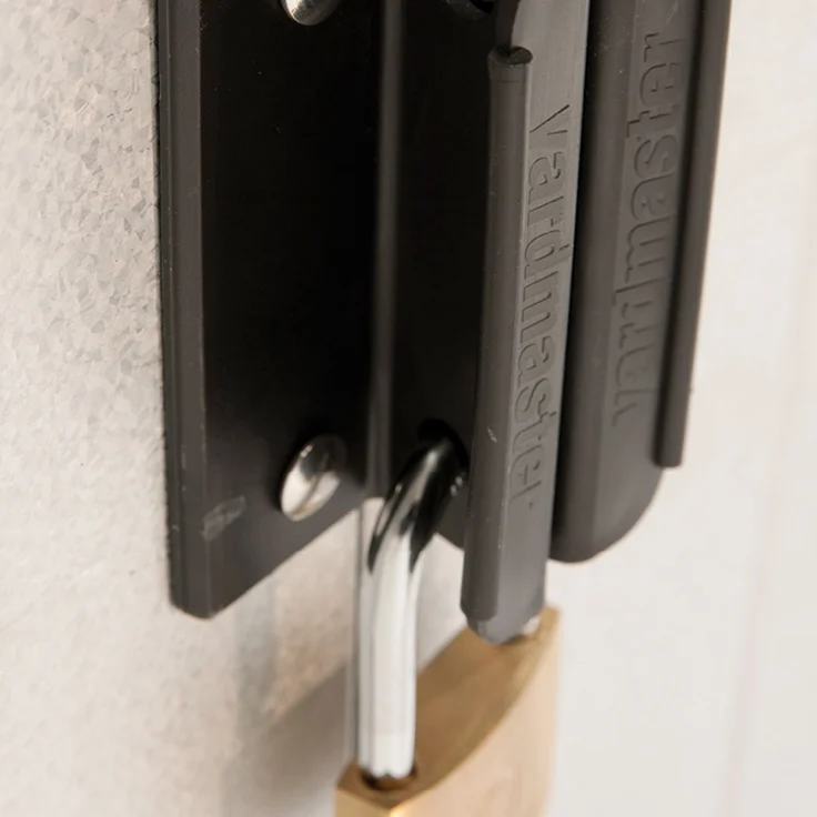 Yardmaster Metall-Gerätehaus "Heidelberg 1013", anthrazit, 11,03 m²,mit Bodenrahmen – Bild 5