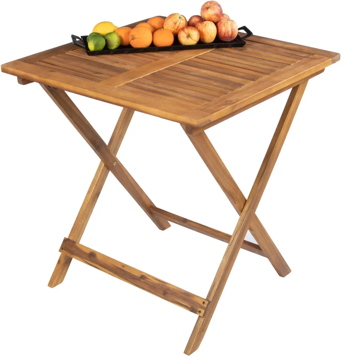 Balkontisch Akazie 70 x 70 cm klappbar CAMERON 59245209 – Bild 5