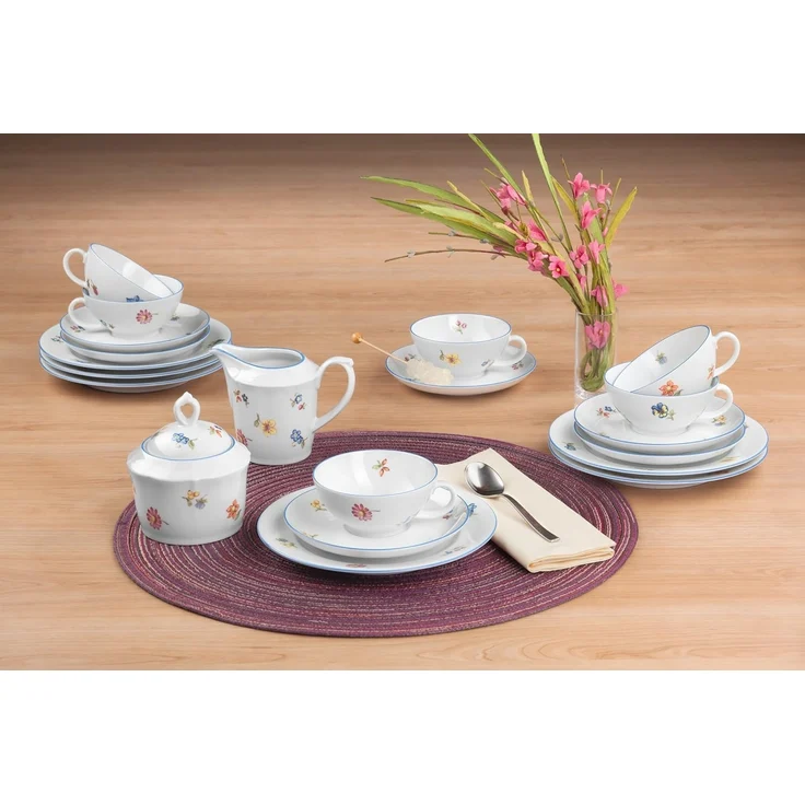 Seltmann Weiden Geschirr-Set Kaffeekanne 6 Personen Sonate 34032 von Seltmann Weiden, Porzellan – Bild 2