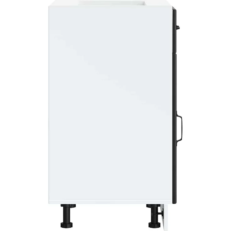 vidaXL Küchen-Unterschrank Lucca Schwarz Holzwerkstoff 853718 – Bild 6