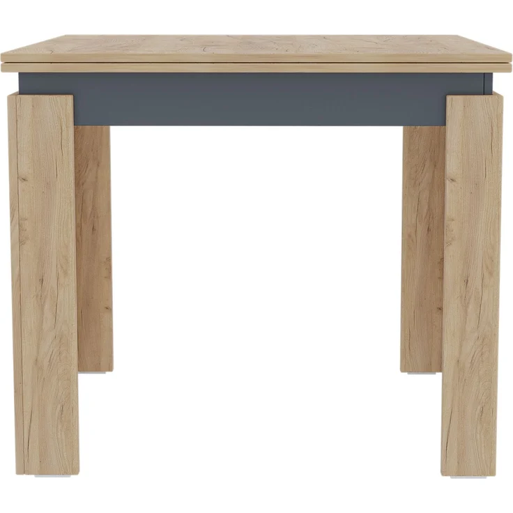 Shefa Esstisch Line Family ausziehbar 90-120 cm Eiche Goldkraft Anthrazit - Moderner Küchentisch – Bild 2