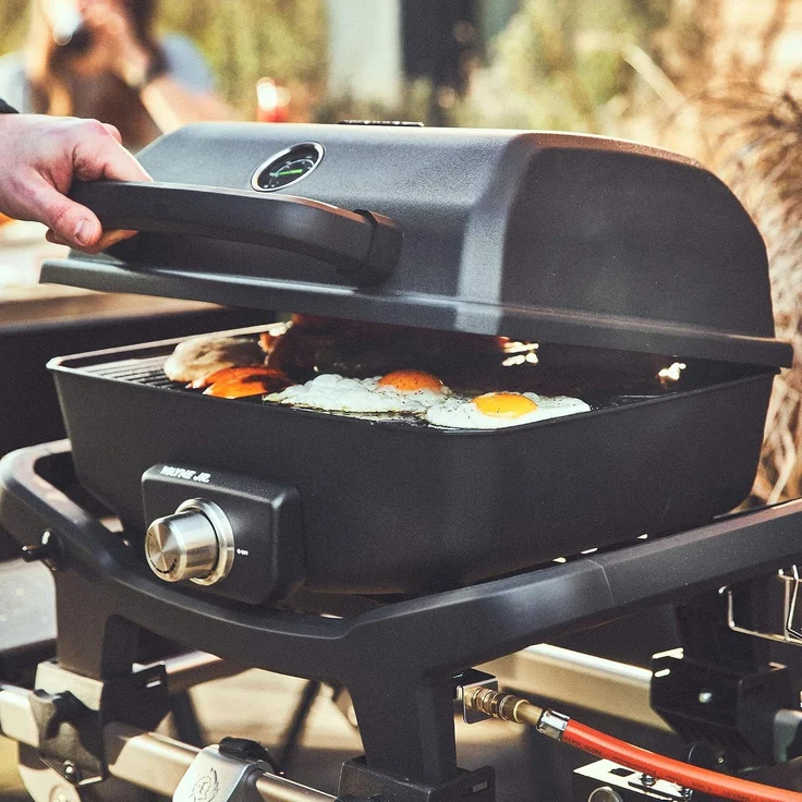 BURNHARD® Gasflaschen Adapter für WAYNE Jr. Balkongrill 1-Brenner, FitnFire™ Schnittstelle für 5, 8 & 11 kg Gasflaschen, Druckminderer 2,5 bar, Orange – Bild 5