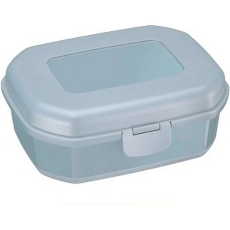 WESTMARK Frischhaltedose Snackbox Maxi 935 ml blau Aufbewahrungsdose für Snacks, PP, mit Filmscharnier