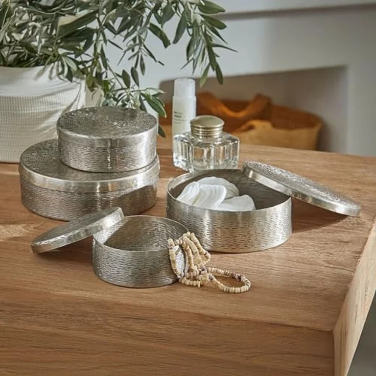 Mirabeau Dose Dose 4er Set Silvaras silber – Bild 3