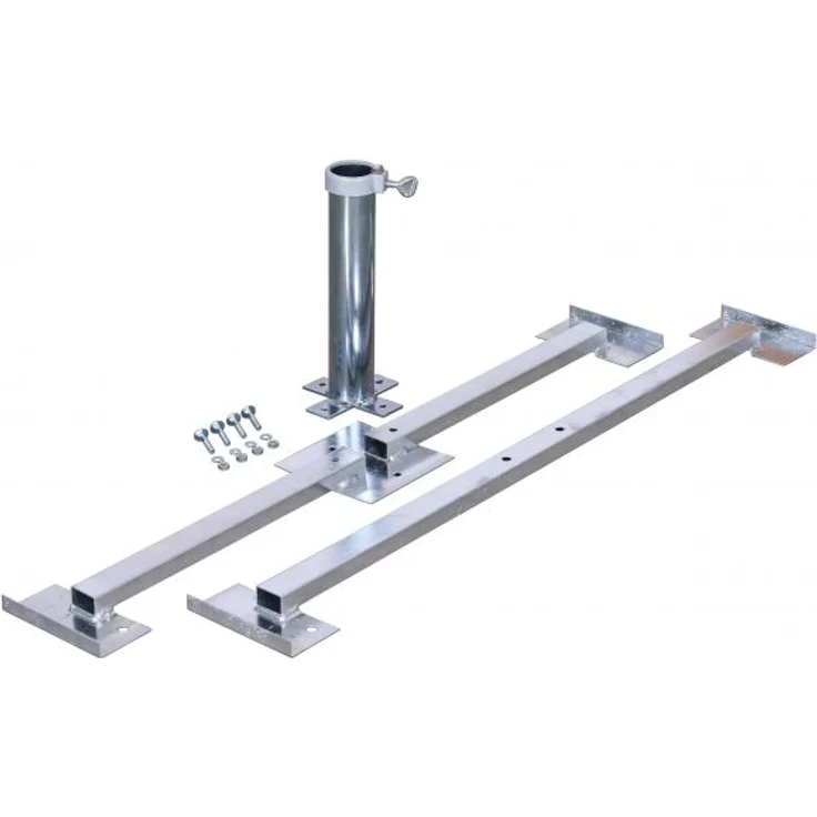 Schneider STABILER Platten-Ständer f. 55mm Rohr Stahl feuerverzinkt extra schwer – Bild 6