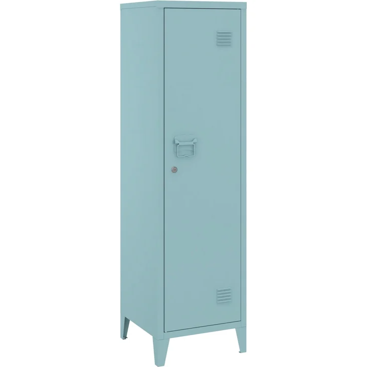 Einzelspind Kurikka 137x38x38 cm Graublau [en. casa] – Bild 4