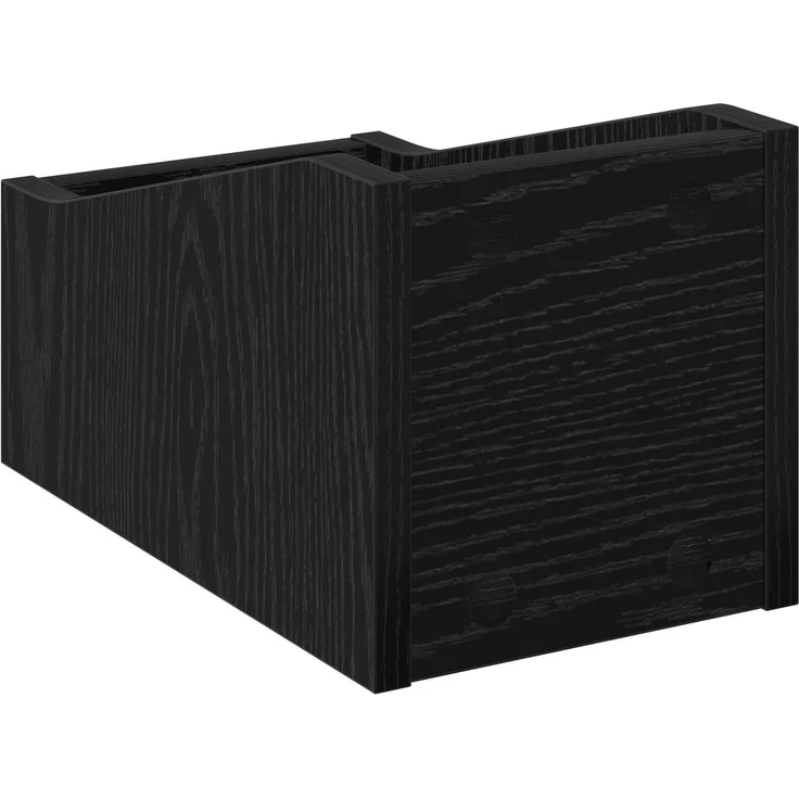 vidaXL LP Plattenbox Schwarz Eichen-Optik 18 x 32 x 18 cm 8012796 – Bild 6