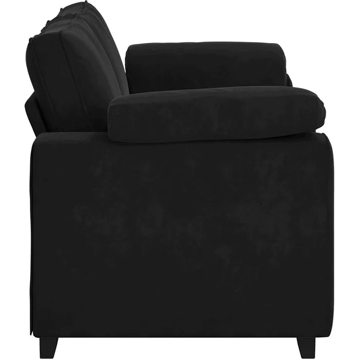 vidaXL Zweisitzer-Sofa Schwarz 180x77x82 cm Samt 4105272 – Bild 4