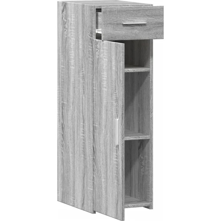 vidaXL Sideboard Grau Sonoma 30x42,5x93 cm Holzwerkstoff 846276 – Bild 9
