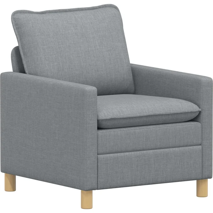 vidaXL Sofa Set 2 stk. Hellgrau Stoff 3417101 – Bild 4