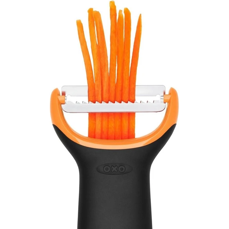 OXO GG JULIENNE PREP PEELER, Edelstahl, Schwarz – Bild 3
